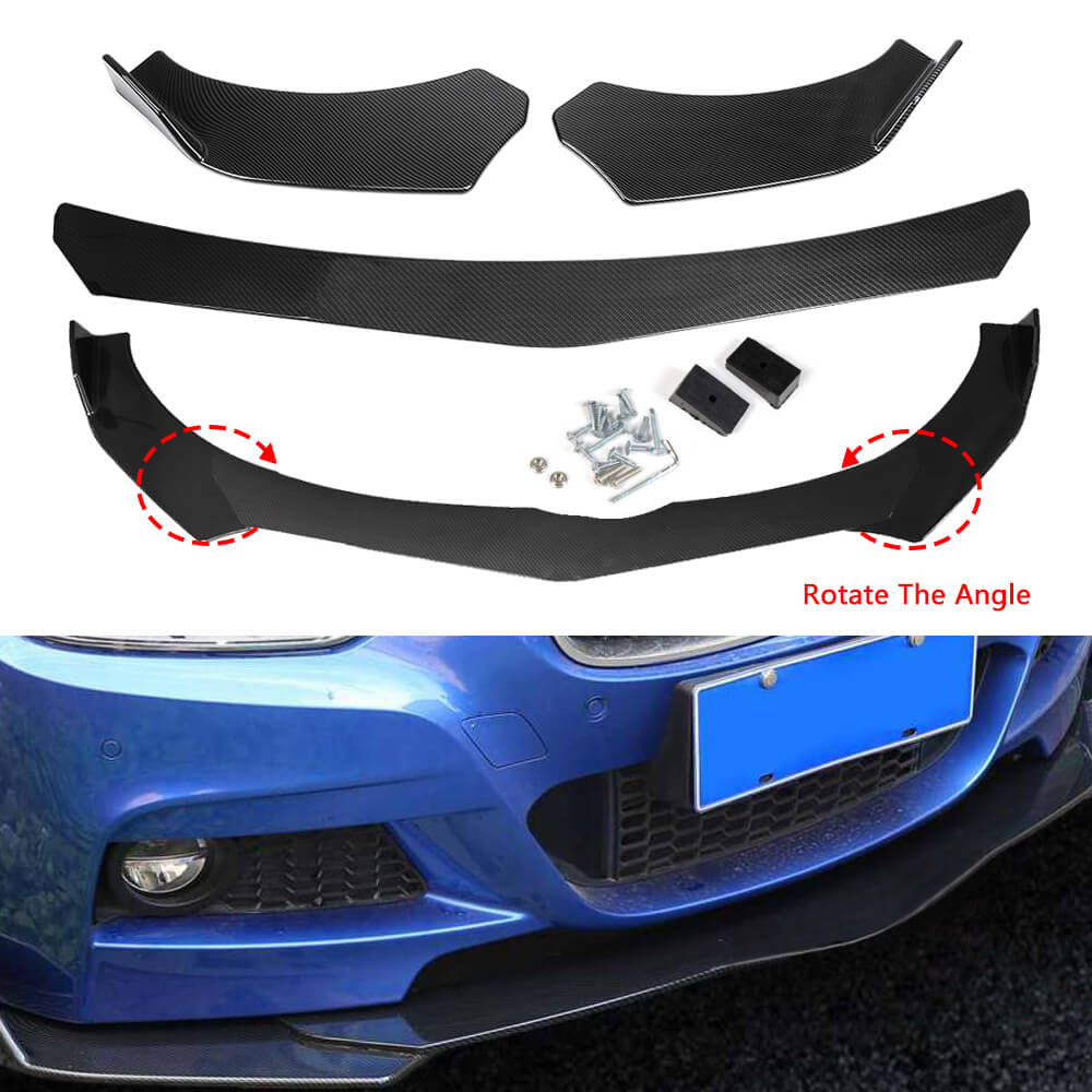 Car Front Bumper Splitter Spoiler Body Kit
