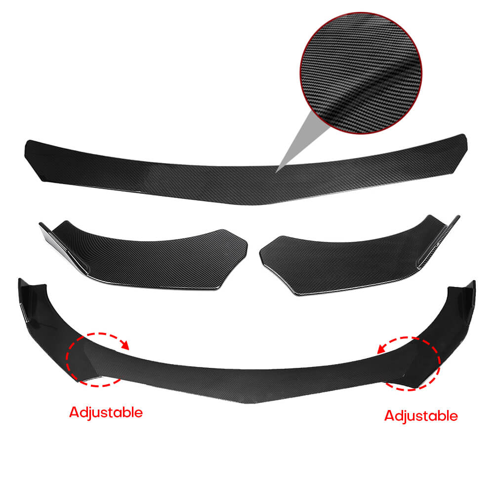 feature of Car Front Bumper Splitter Spoiler Body Kit