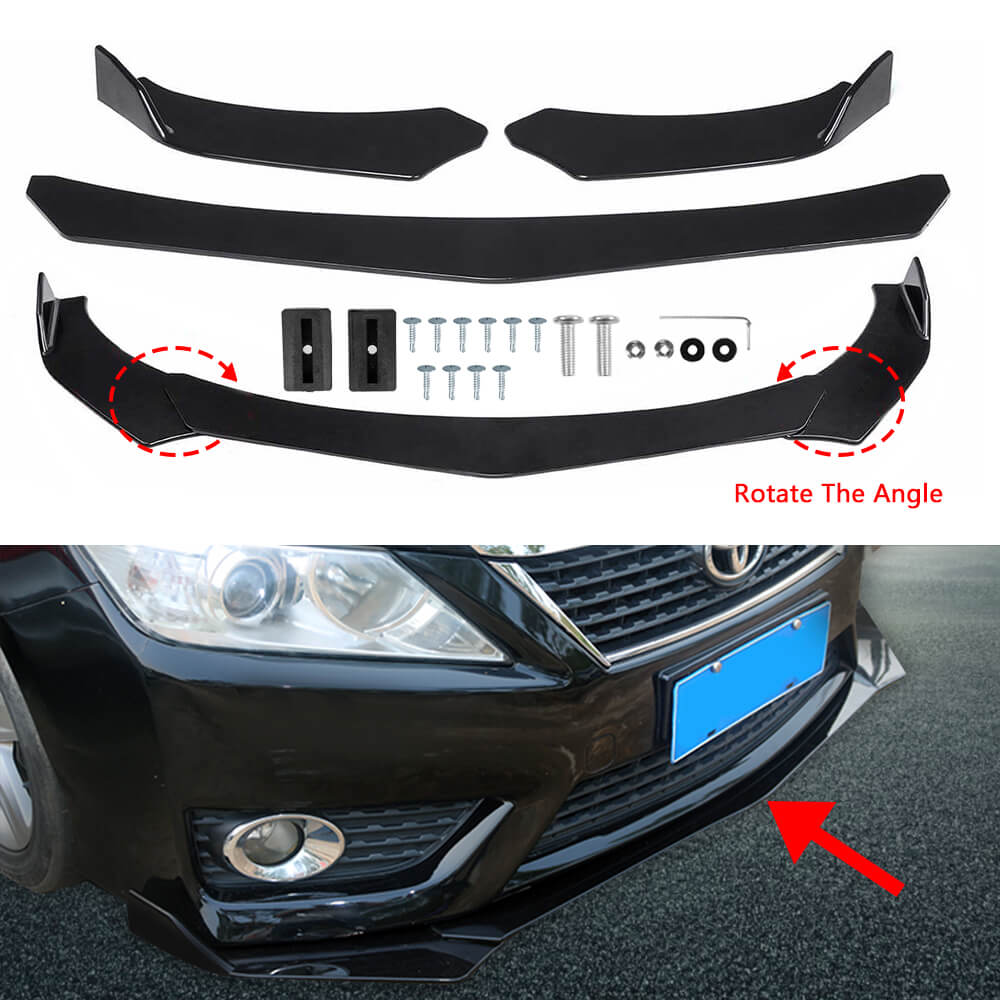 detail of Car Front Bumper Splitter Spoiler Body Kit