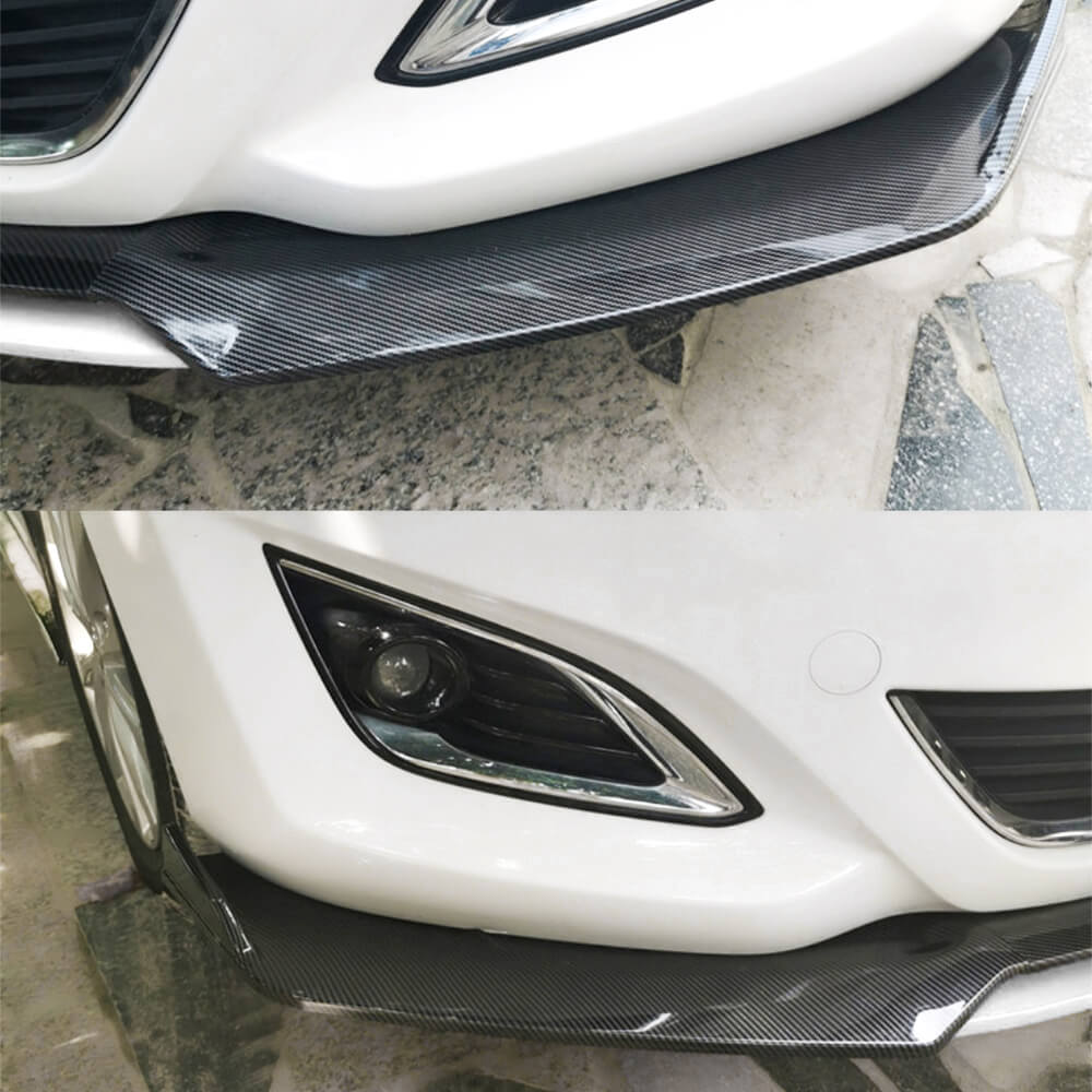 display of Car Front Bumper, Universal Splitter Kit