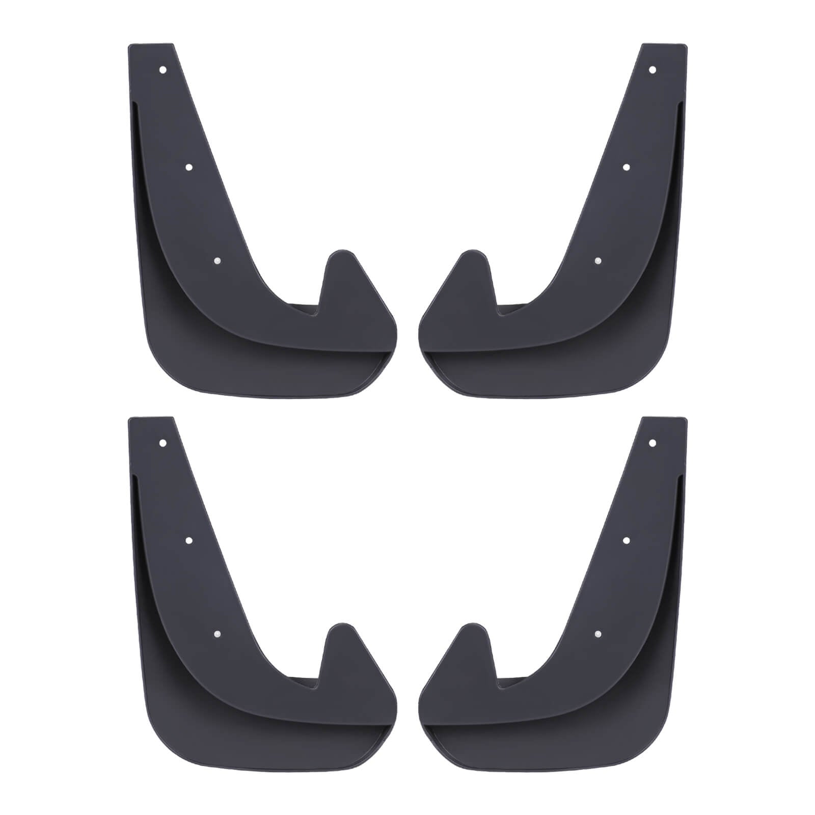 4 pieces of the Car Front Rear Mud Flaps Splash Guard Fenders Mudguards