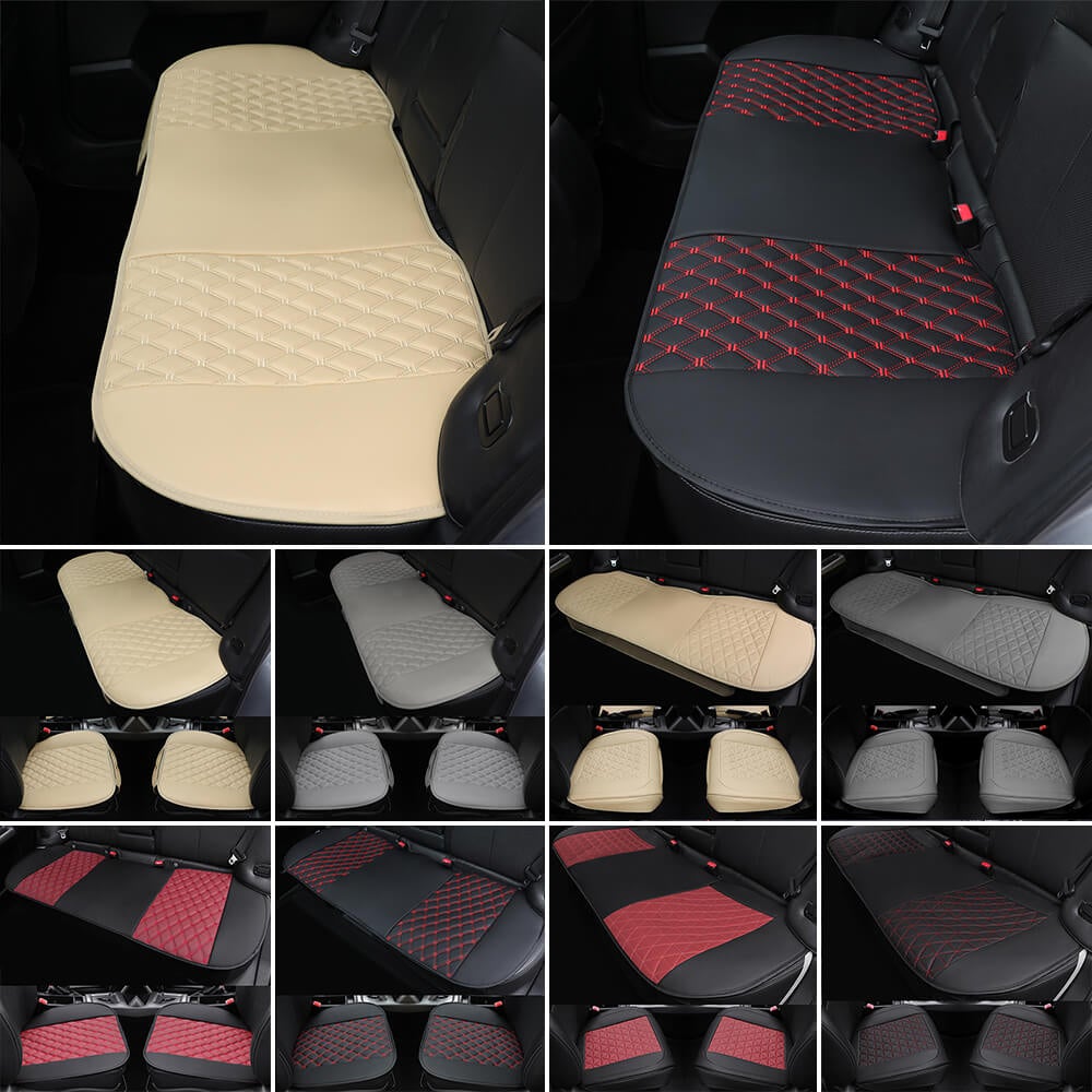 Car Front Rear Seat Cushion, Quilted Half Surround - BCBMALL