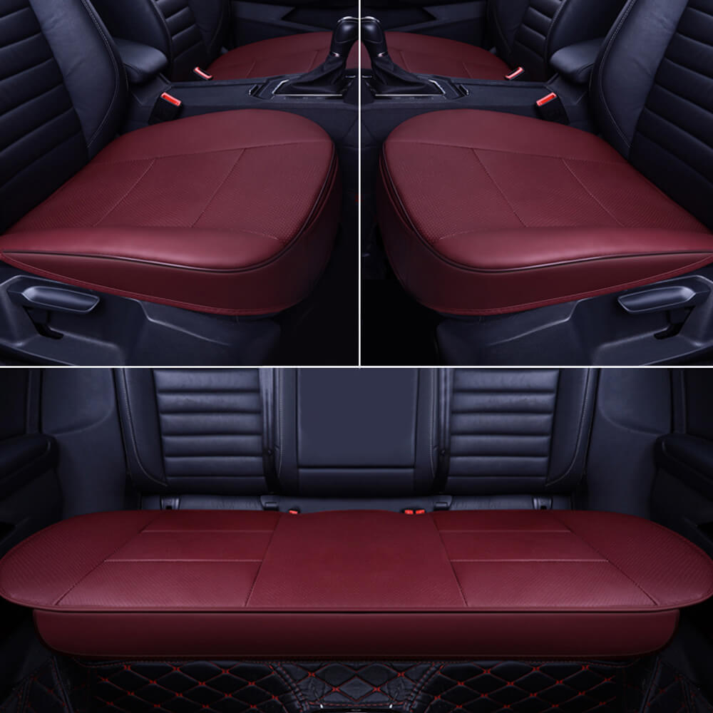Car Front Rear Seat Cushion, Deluxe PU Full Surround - BCBMALL