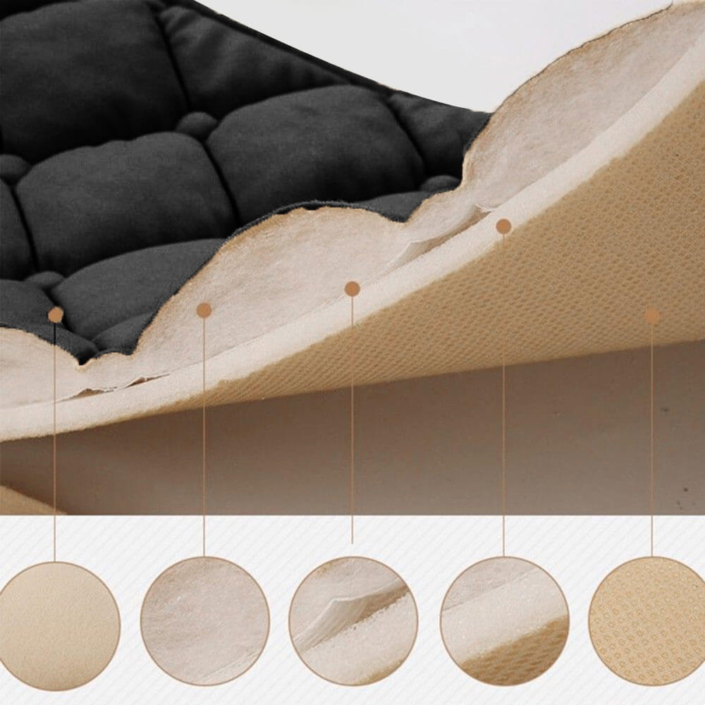 Car Front Seat Mat w/Plush Surface - BCBMALL