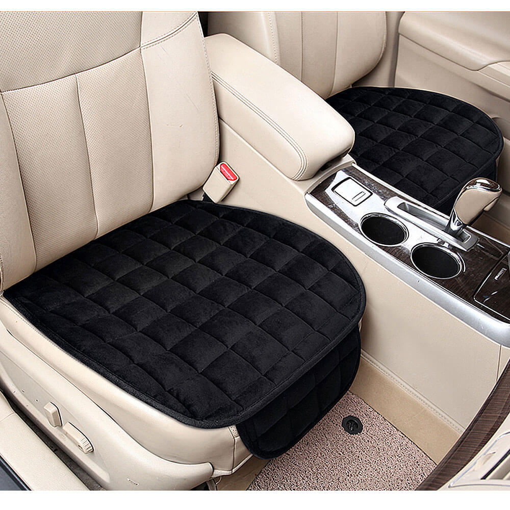 Car Front Seat Mat w/Plush Surface - BCBMALL