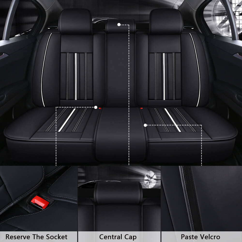 detail of Car Leather Seat Covers, 5 Seats