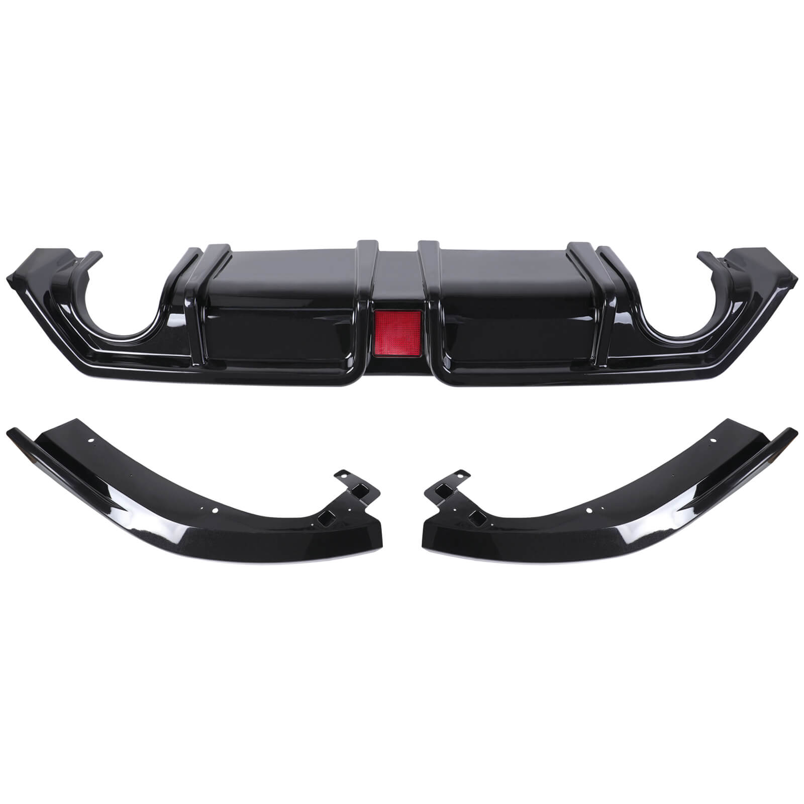 Car Rear Bumper, 3pcs - BCBMALL