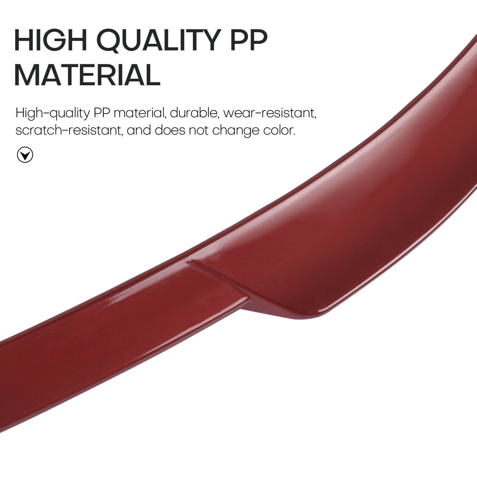 red Car Rear Spoiler Wing Lid for Corolla 2019-2020