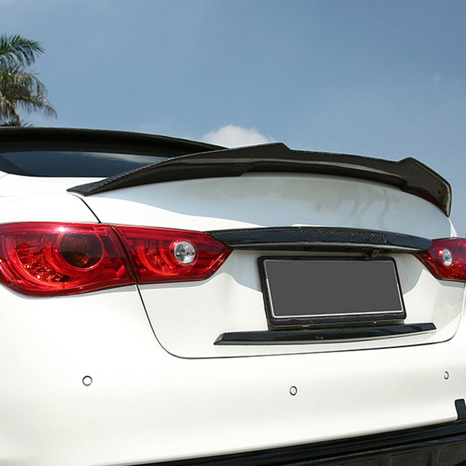 Car Rear Trunk Lip PSM for 14-20 INFINITI Q50