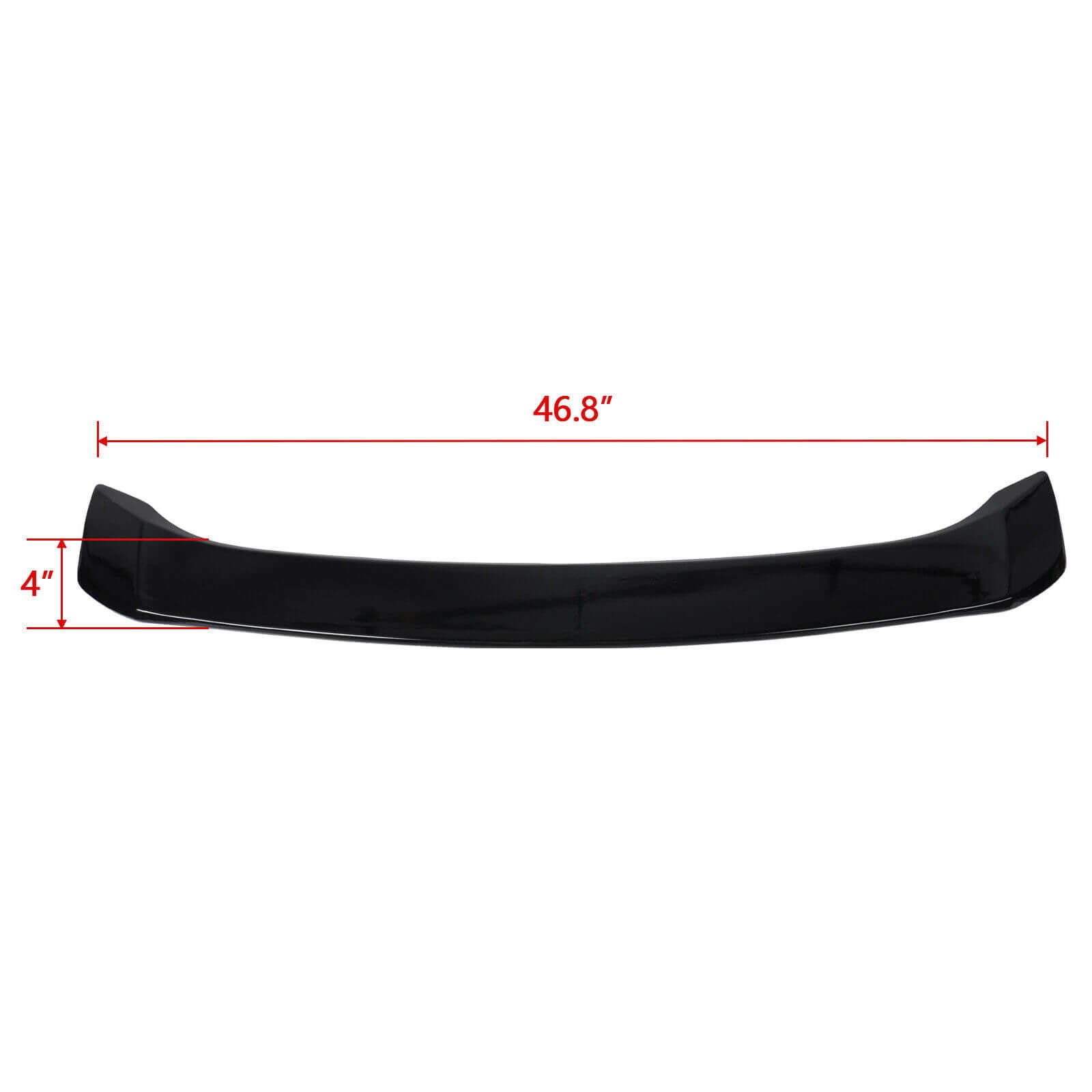 black size of Car Rear Trunk Lip Wing Spoiler for Honda Civic