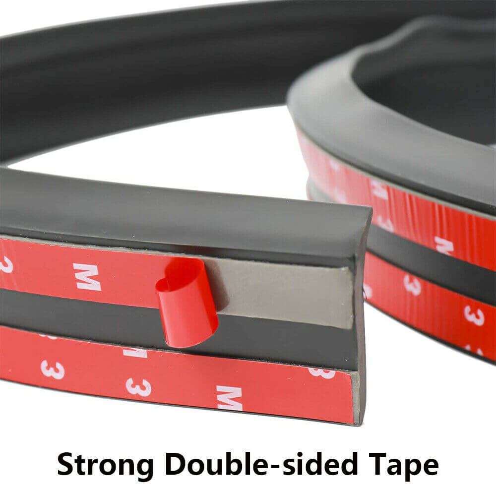 Strong double-sided tape on the car rear trunk trim