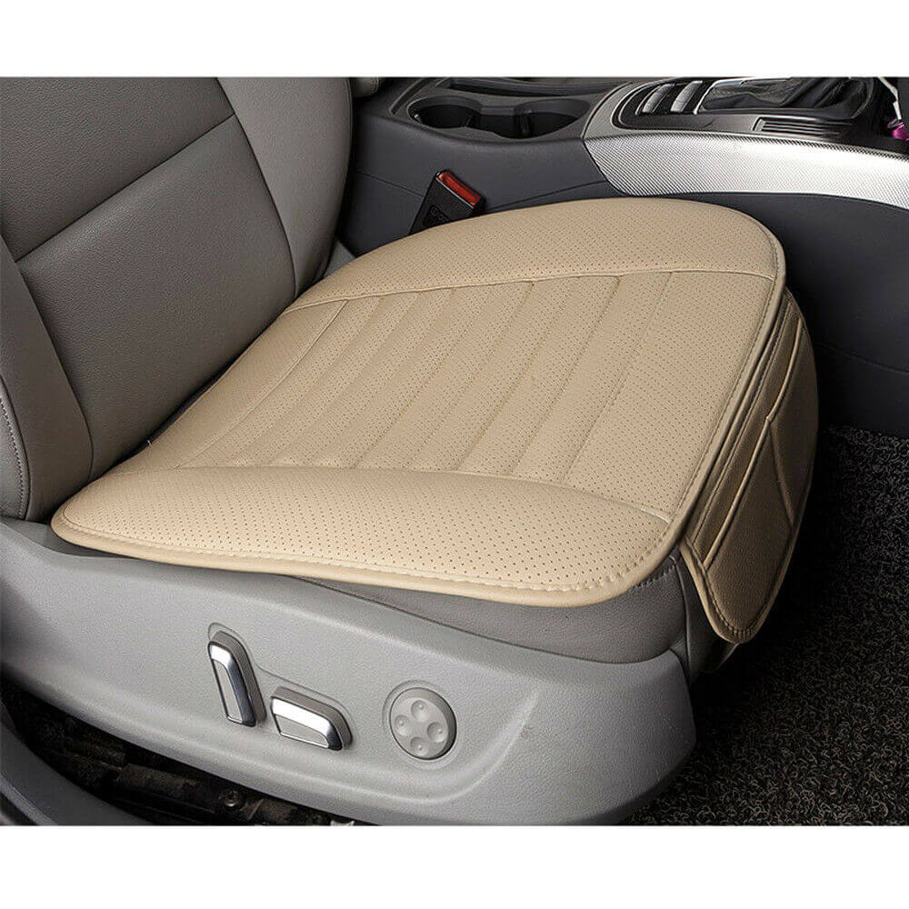 Car Front Seat Cushion, Half Surround w/ Bamboo Charcoal - BCBMALL
