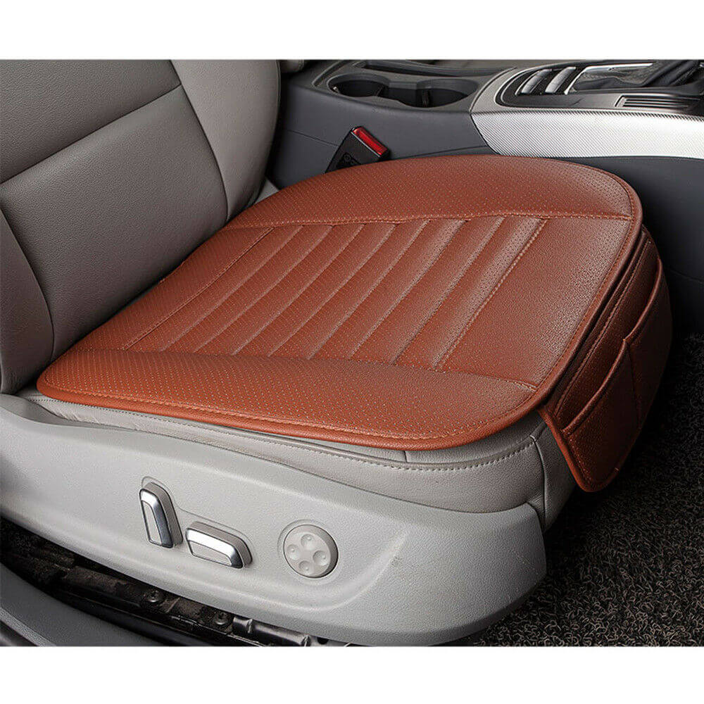 Car Front Seat Cushion, Half Surround w/ Bamboo Charcoal - BCBMALL