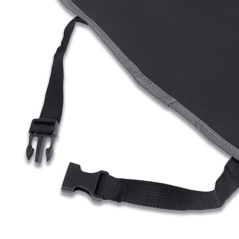 Straps of the Car Seat Protector Back Seat Organizer Kick Mat Cover