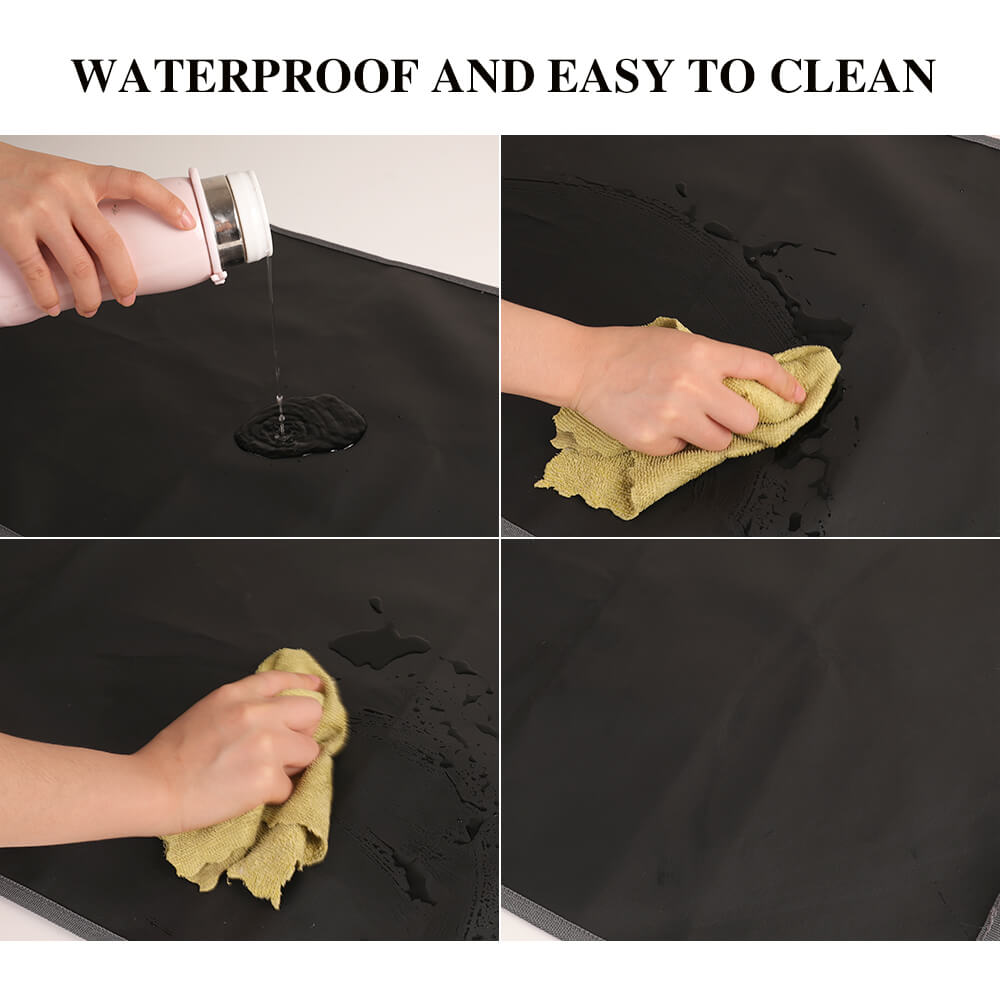 Waterproof Car Seat Protector Back Seat Organizer Kick Mat Cover