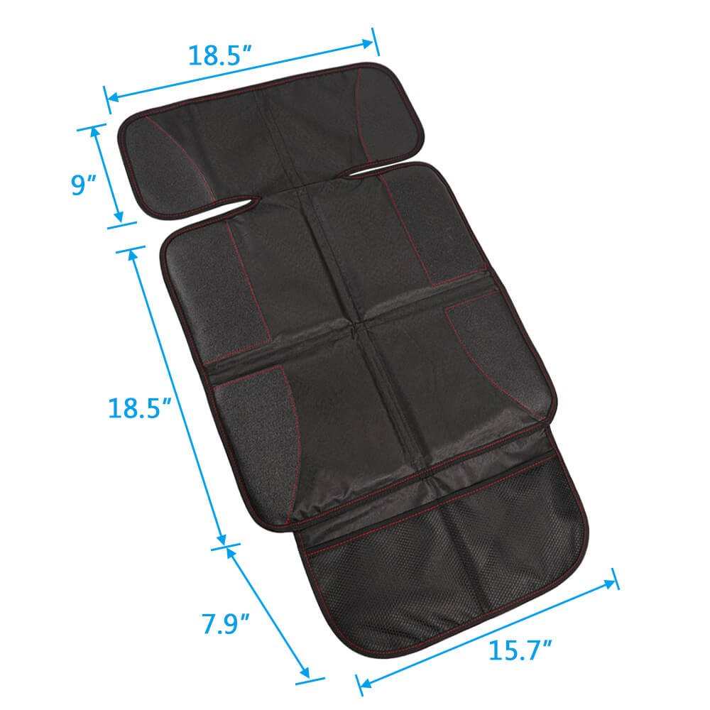 Size of the Car Seat Protector Back Seat Organizer Kick Mat Cover