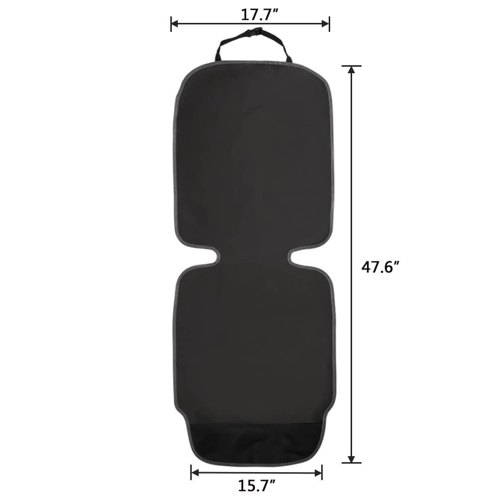 Size of the Car Seat Protector Back Seat Organizer Kick Mat Cover