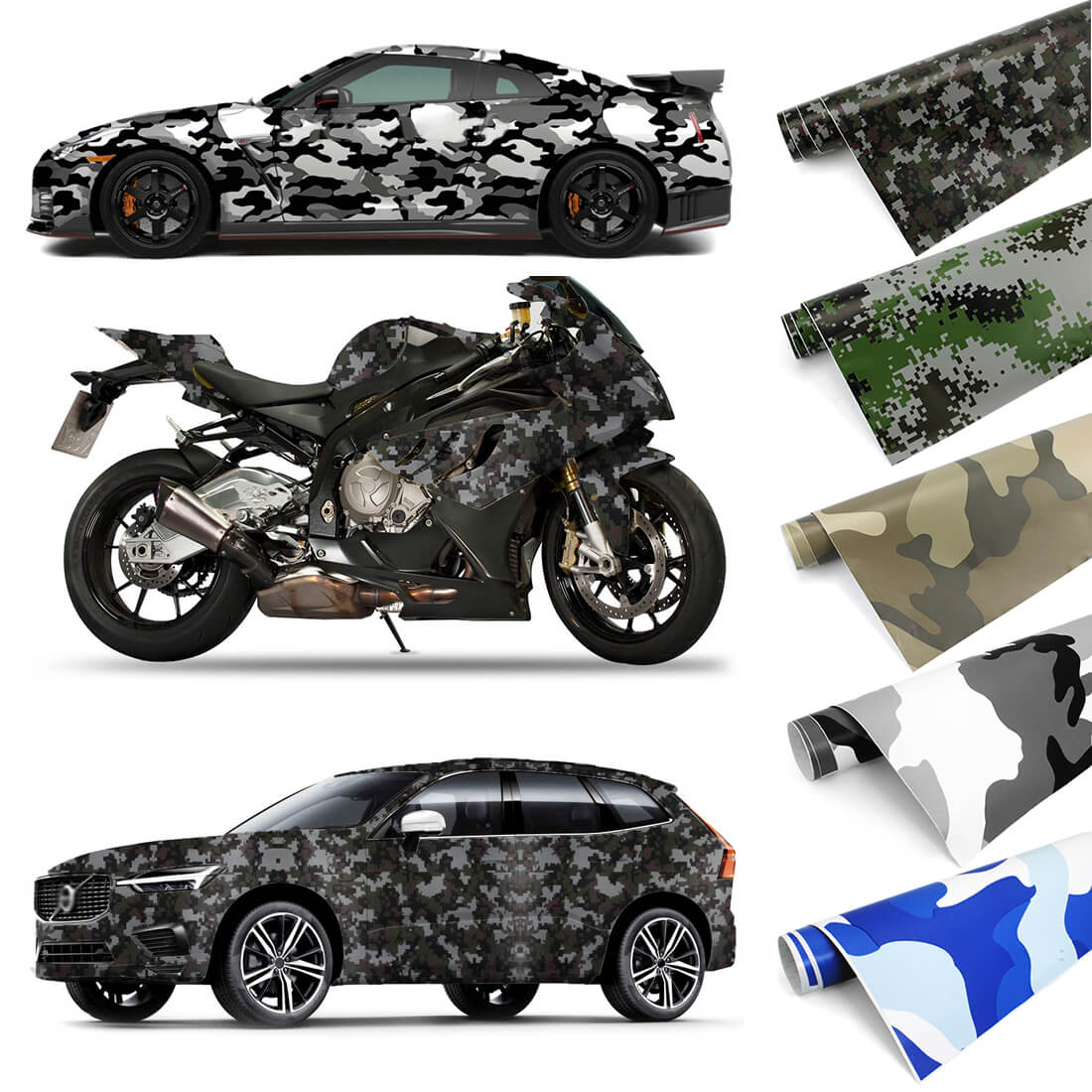 Car Camouflage Vinyl Sticker - BCBMALL