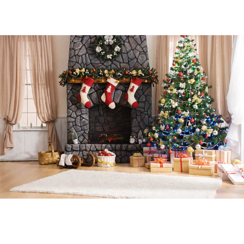 Christmas Photography Background, 5x7ft - BCBMALL