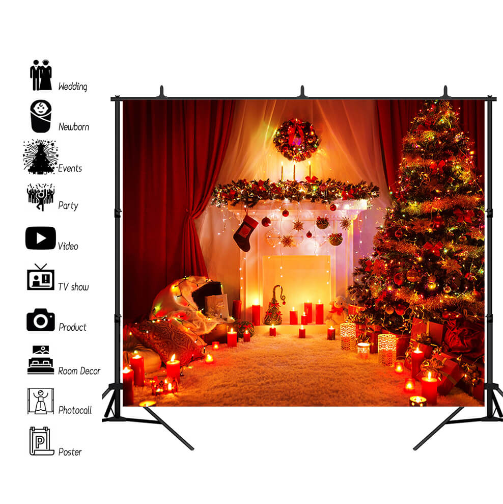 Christmas Photography Background, 5x7ft - BCBMALL