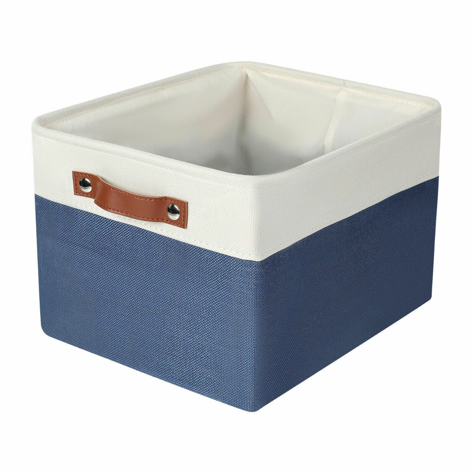 Collapsible Storage Basket Bin blue