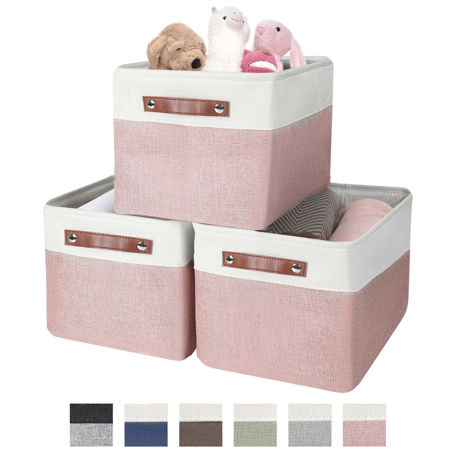 Collapsible Storage Basket Bin