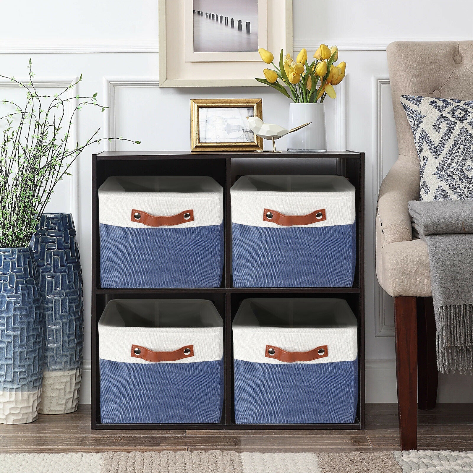 Collapsible Storage Basket Bin box display