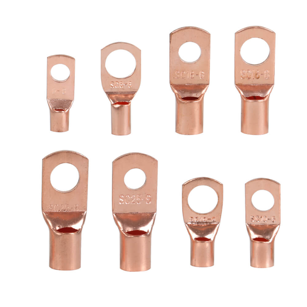 Copper Ring Lug Cable Terminal Connector Kit - BCBMALL
