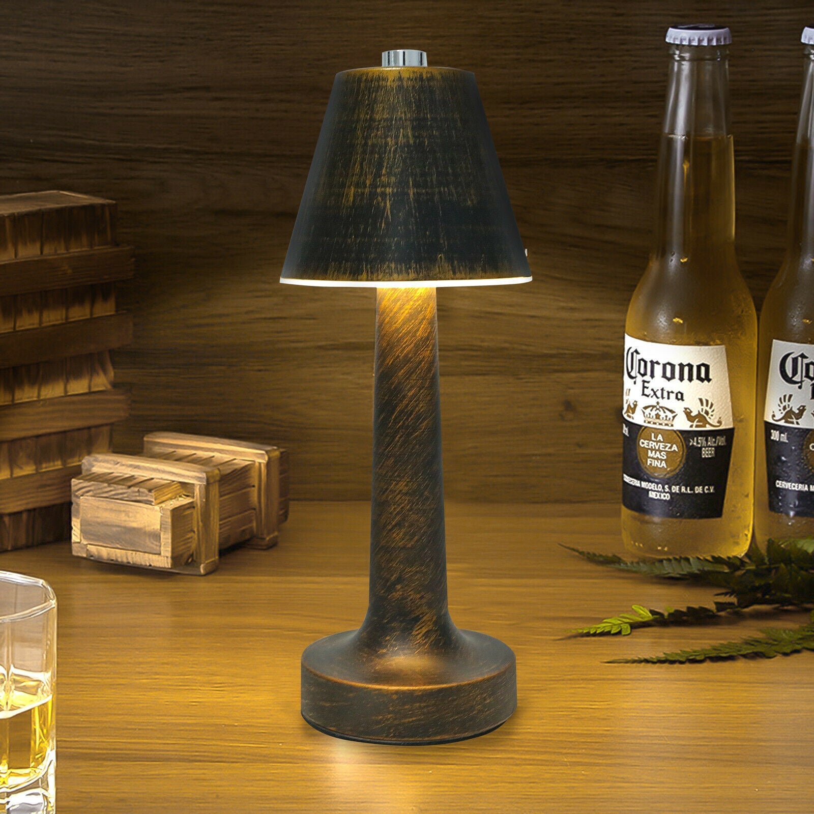 Cordless Bar Table Lamp display show
