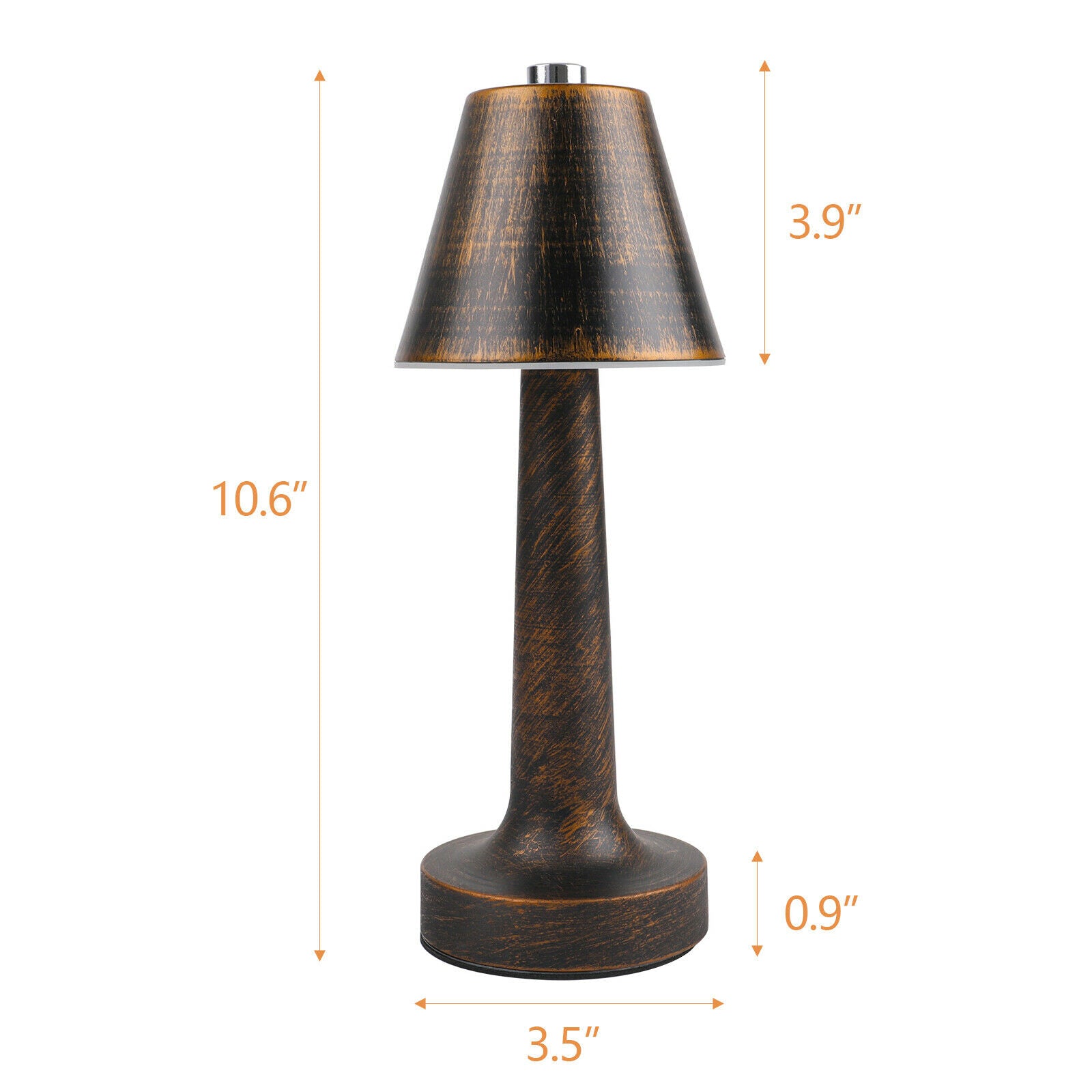 Cordless Bar Table Lamp size