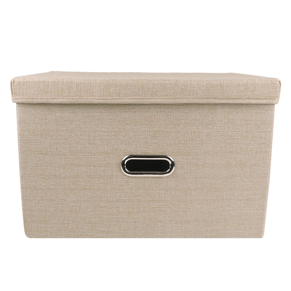 Cotton linen Fabric Storage Bin - BCBMALL