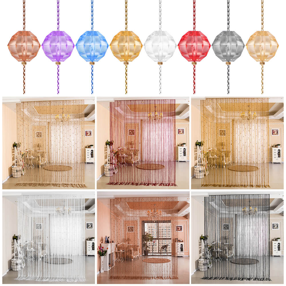Crystal Beaded String Curtain - BCBMALL