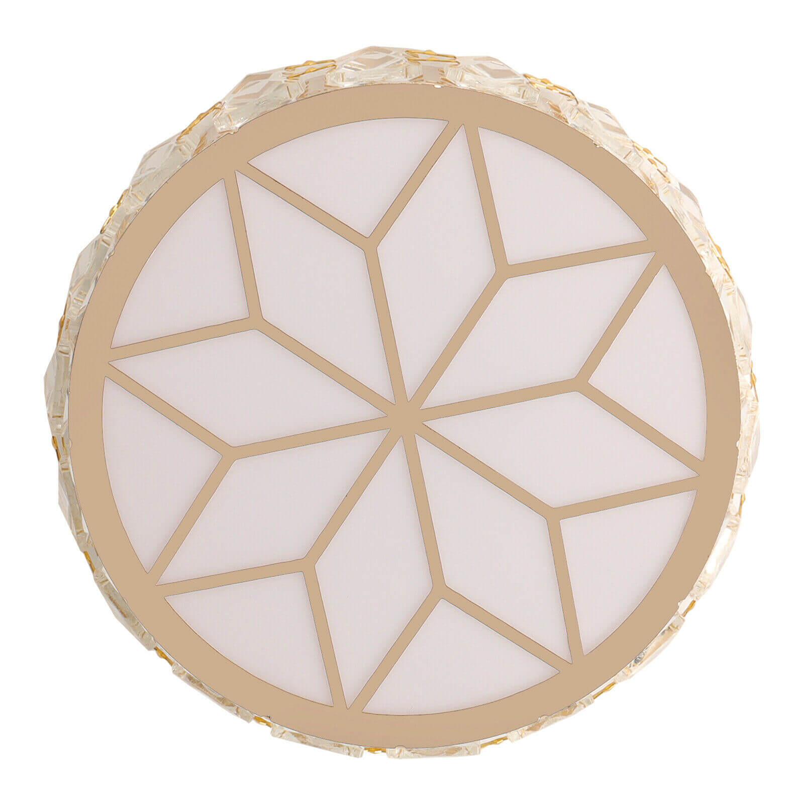 detail of 8.5in LED Crystal Ceiling Light