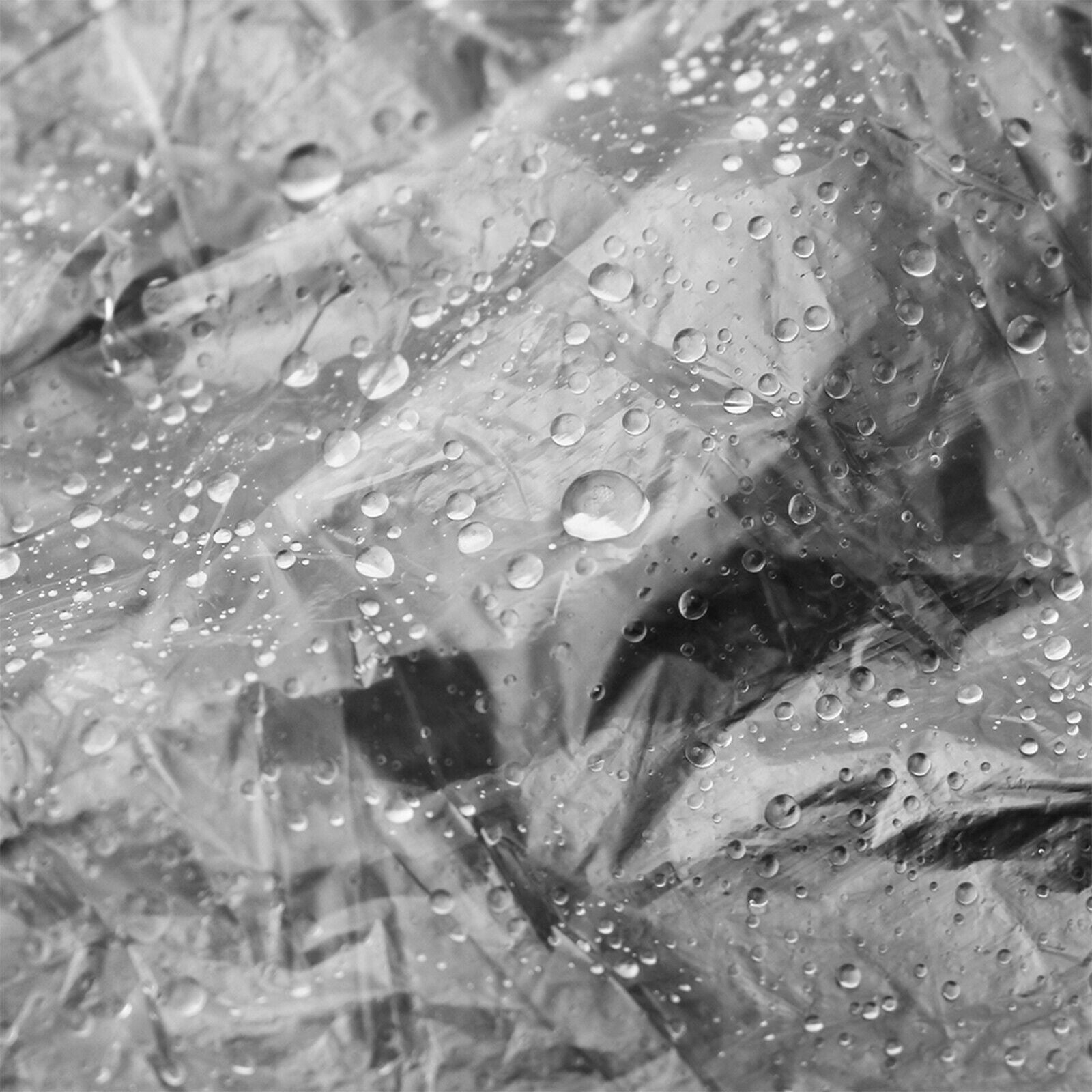 Disposable Clear Plastic Car Cover, 2/5pcs detail