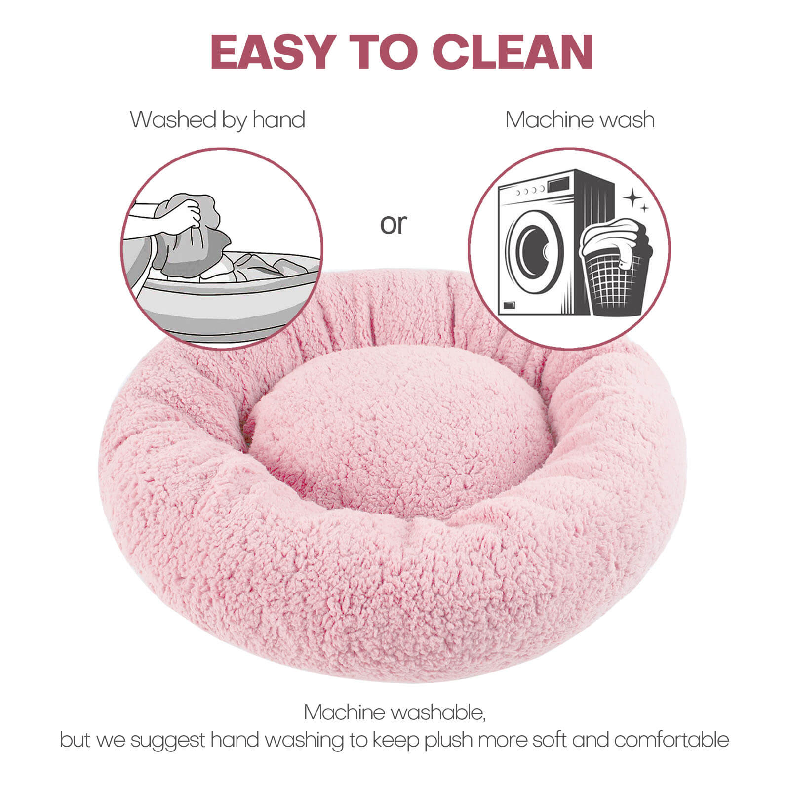 Donut Pet Bed - BCBMALL