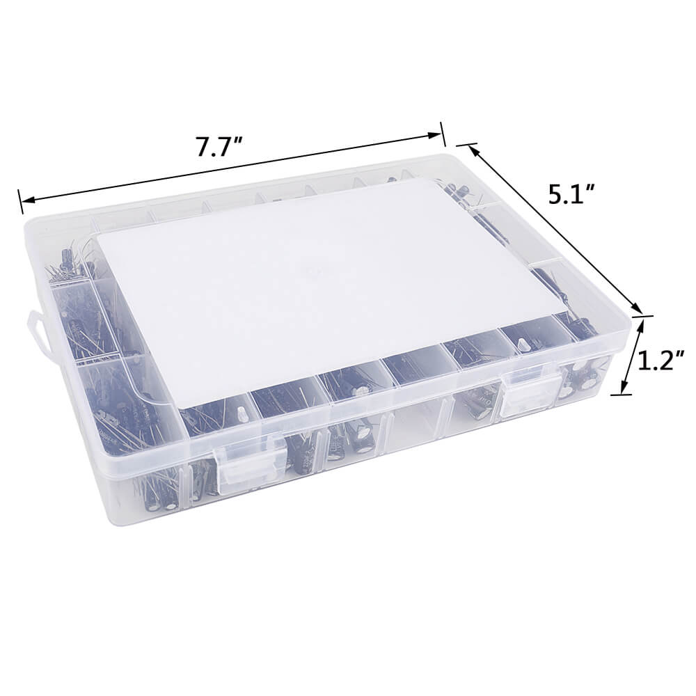 Electrolytic Capacitor Kit, 0.1UF-1000UF - BCBMALL
