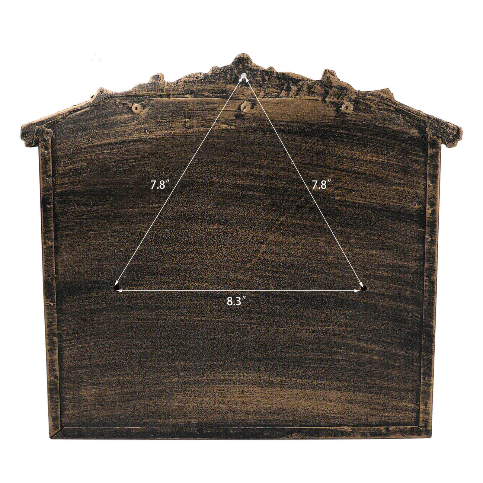 European Retro Locking Mailbox back