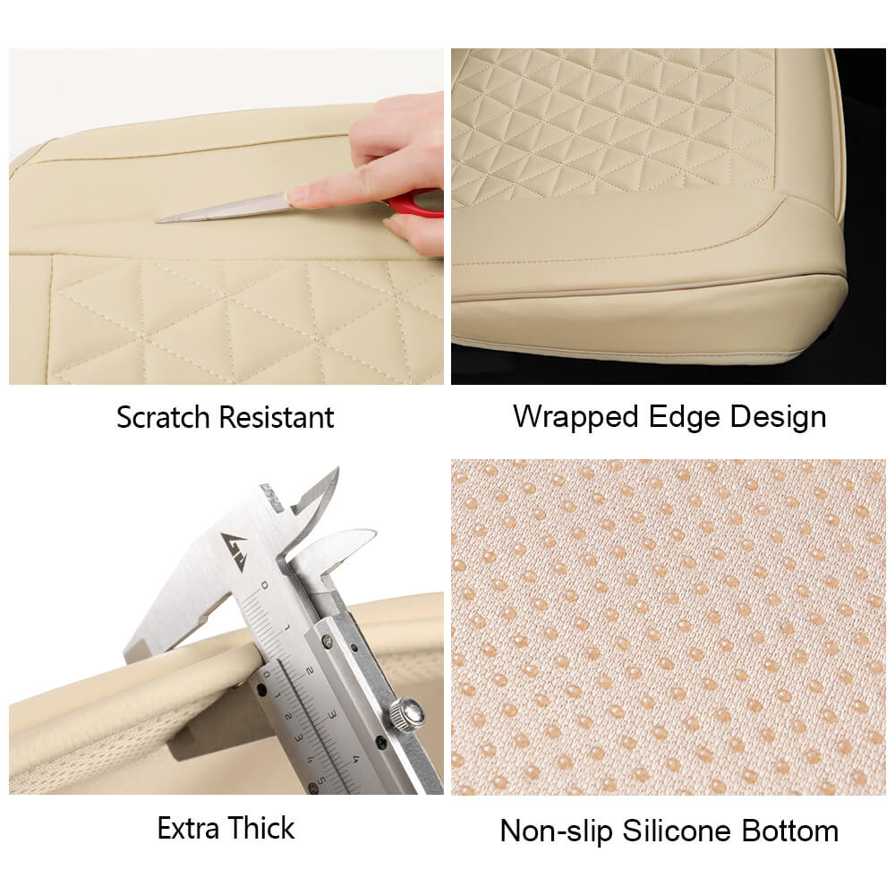 Car Front Rear Seat Cover, Extra Thick - BCBMALL