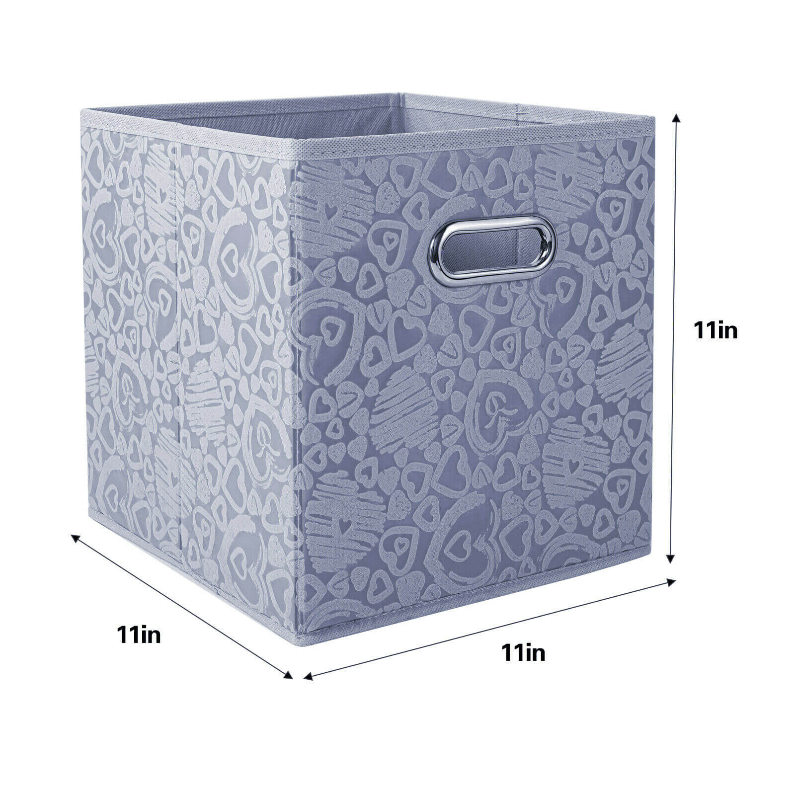 Fabric Cube Storage Bin, 3/6pcs size