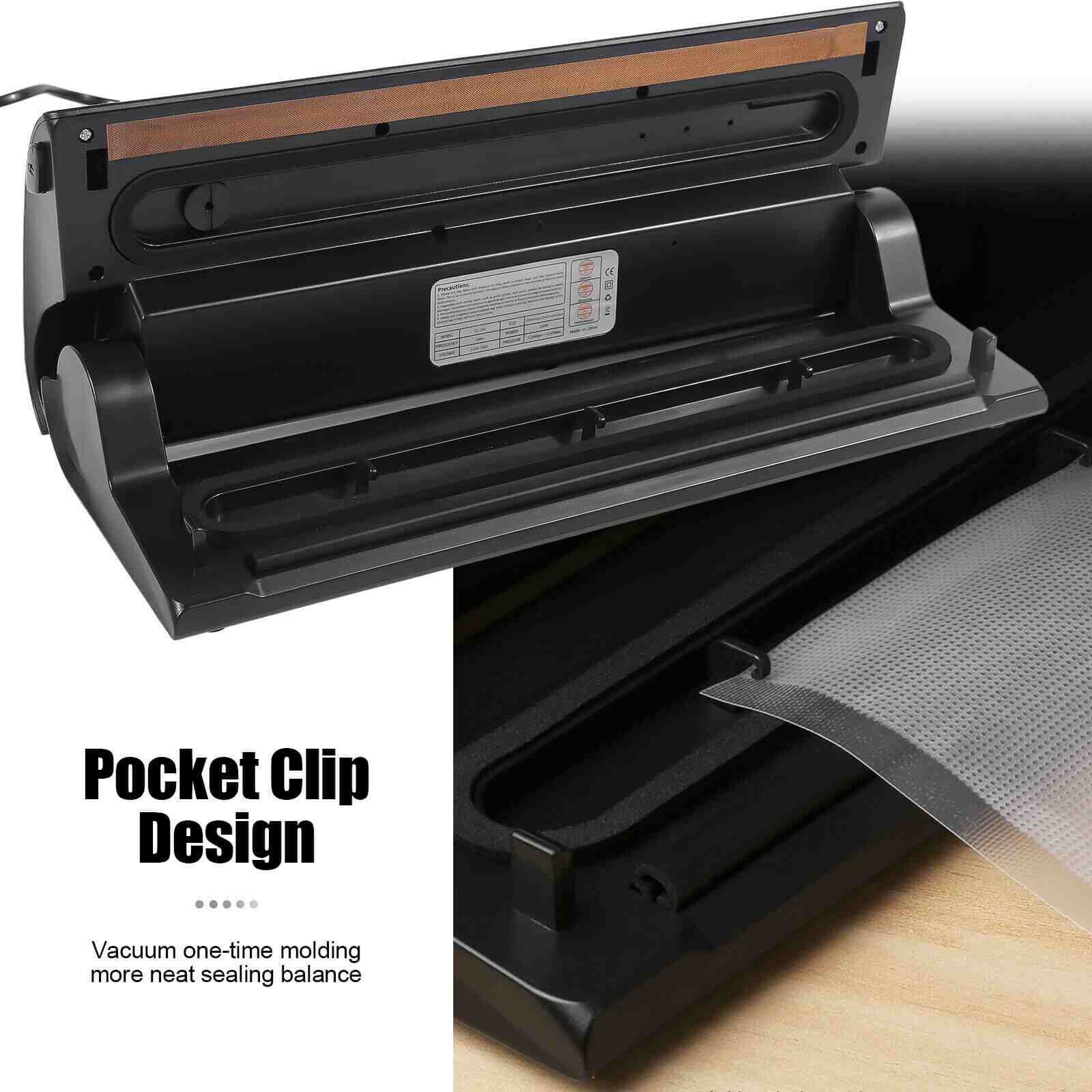 Design of Fast Vacuum Sealer Machine w/ 10 Seal Bags