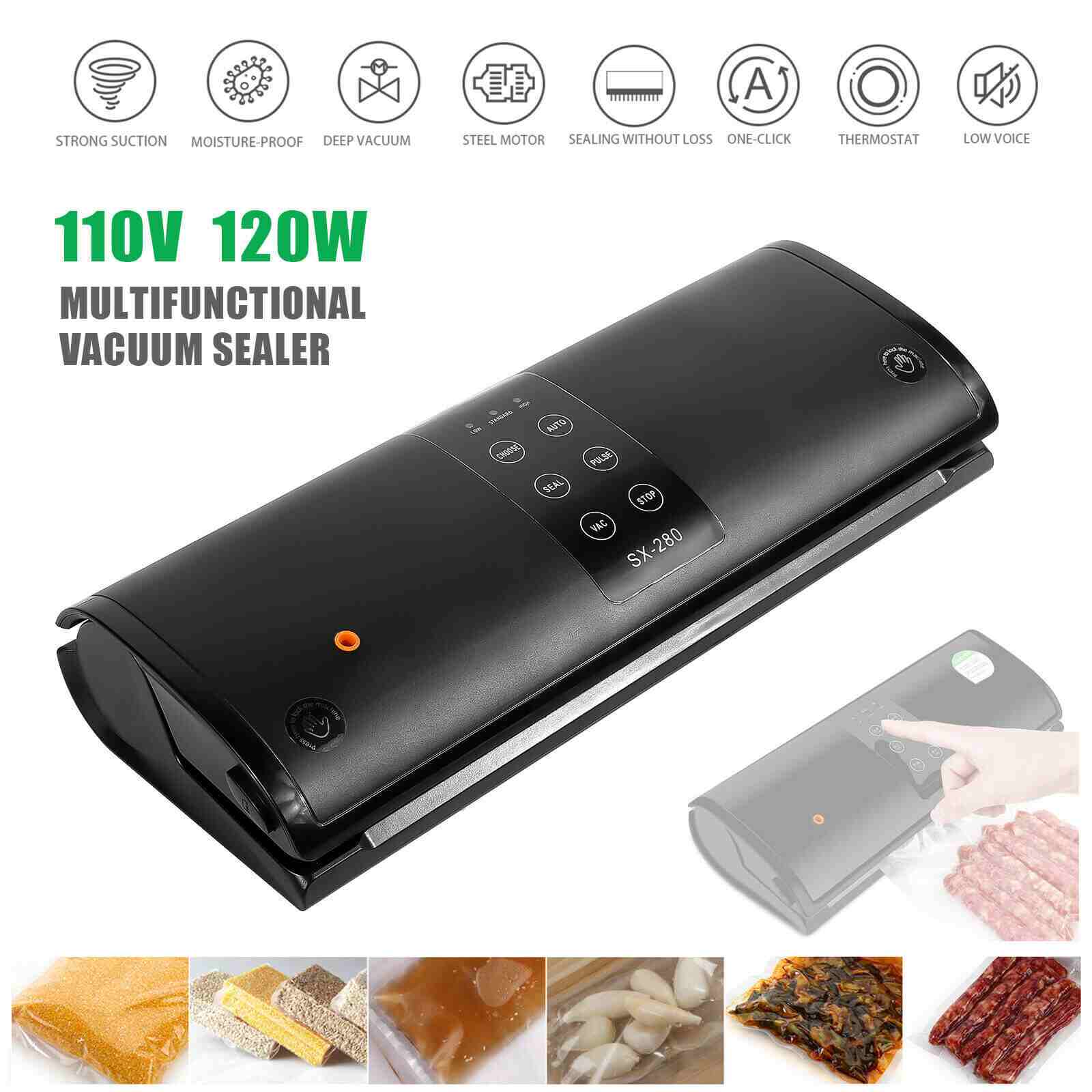 Features of Fast Vacuum Sealer Machine w/ 10 Seal Bags