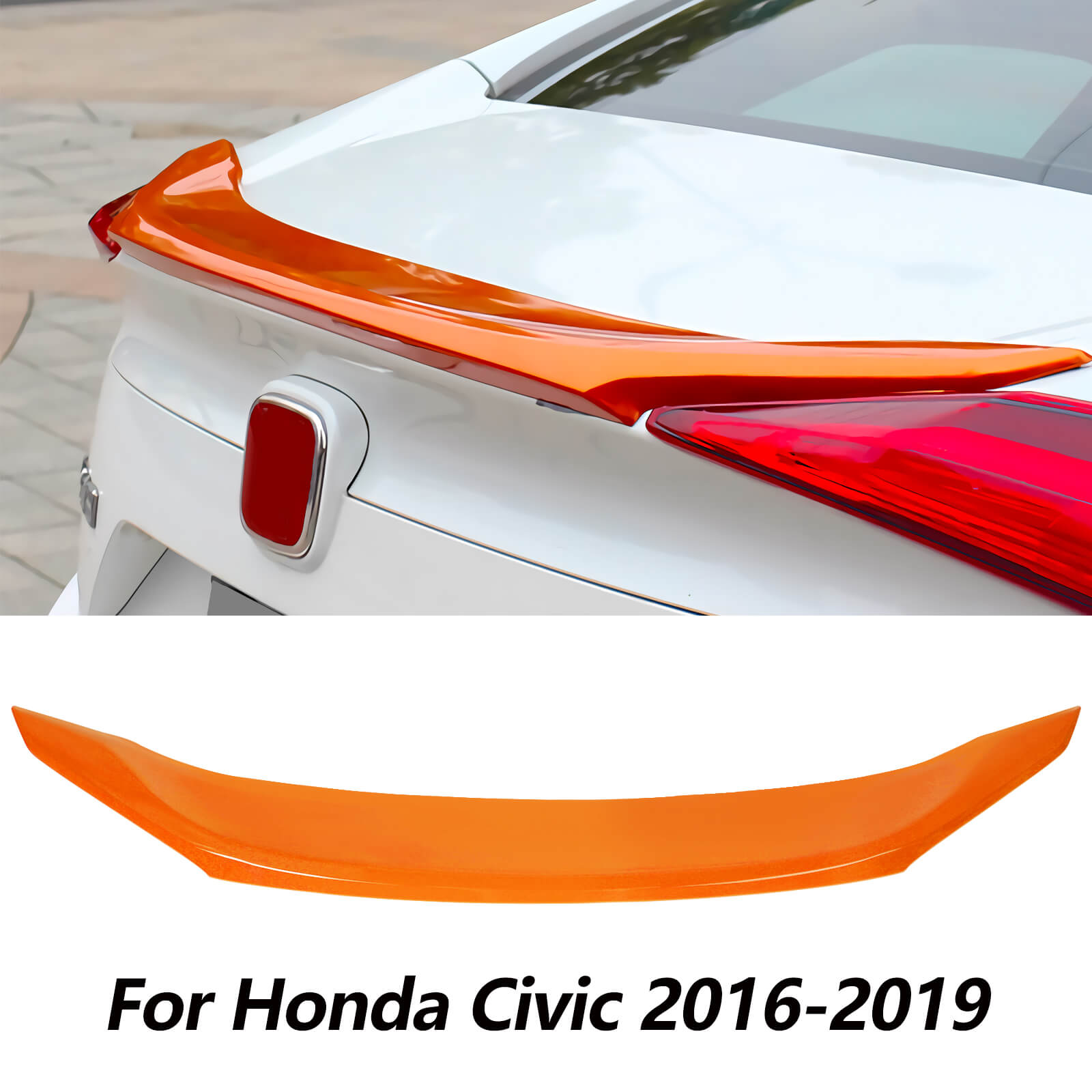 Finished Rear Trunk Lip Wing Spoiler