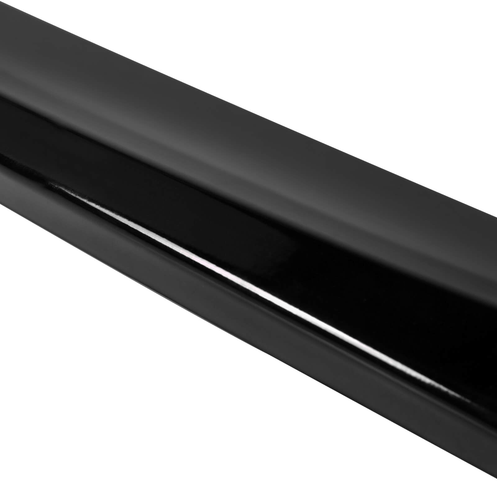 detail of black Finished Rear Trunk Lip Wing Spoiler