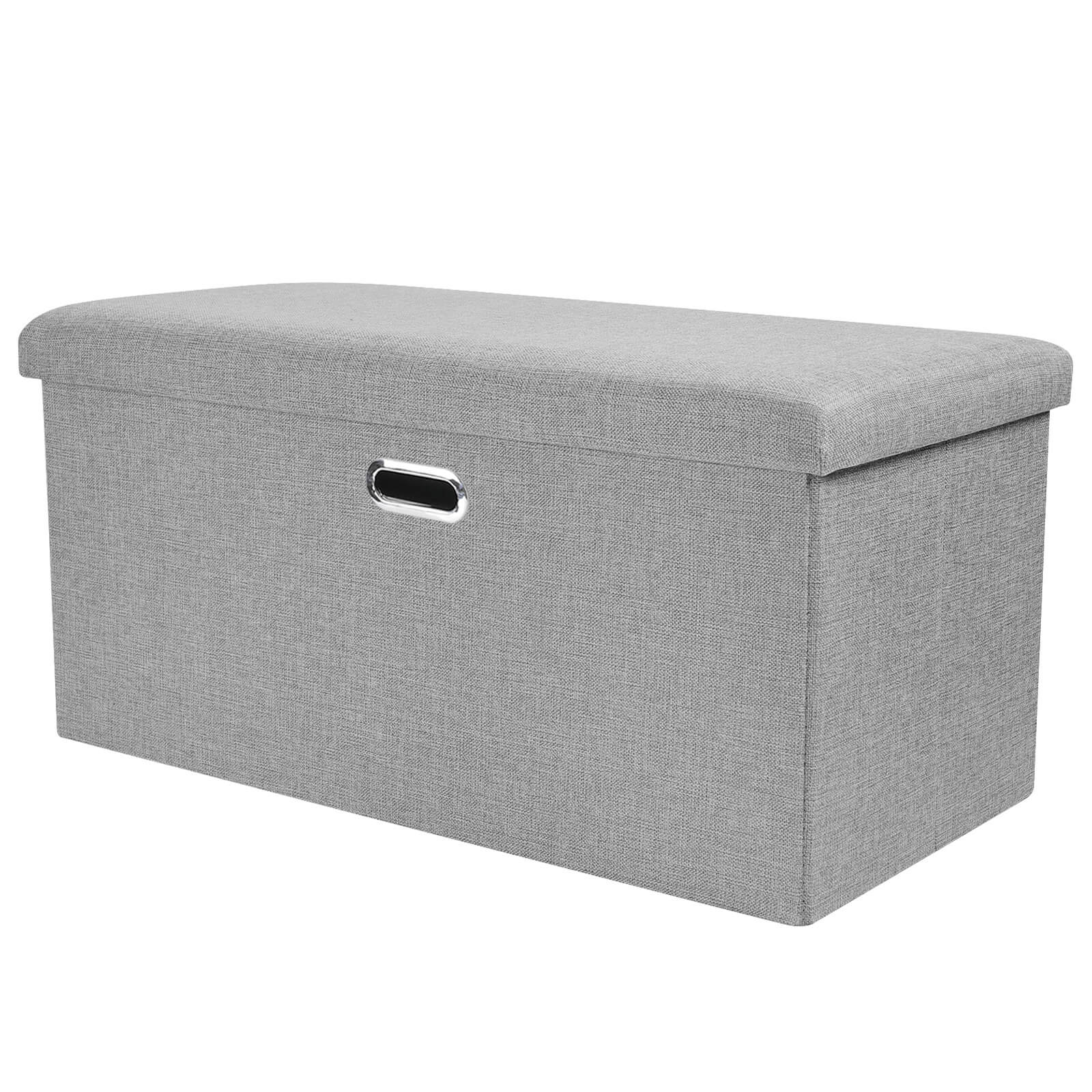 Foldable Storage Ottoman - BCBMALL