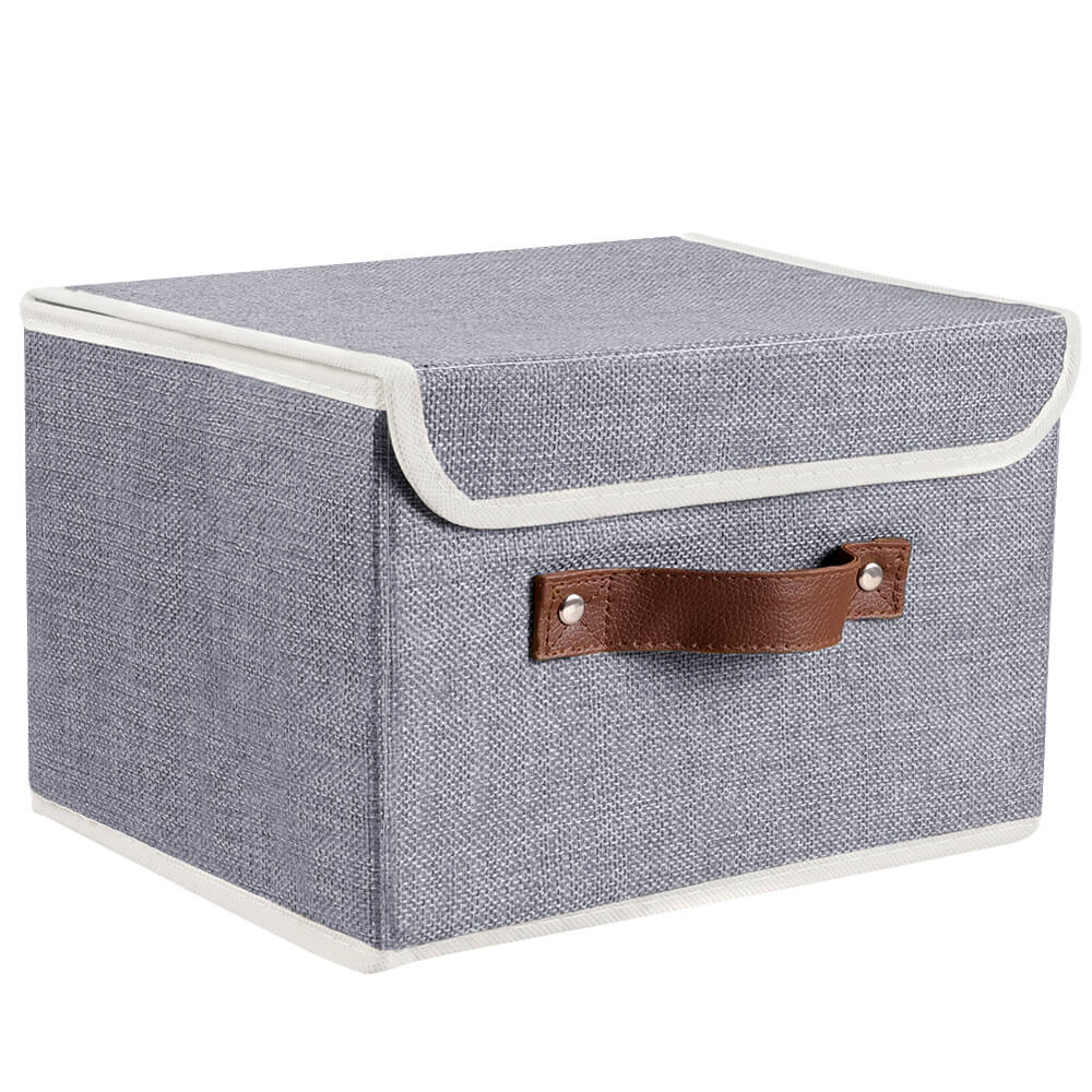 Foldable Storage Bin Boxes, 6 Pcs Small - BCBMALL