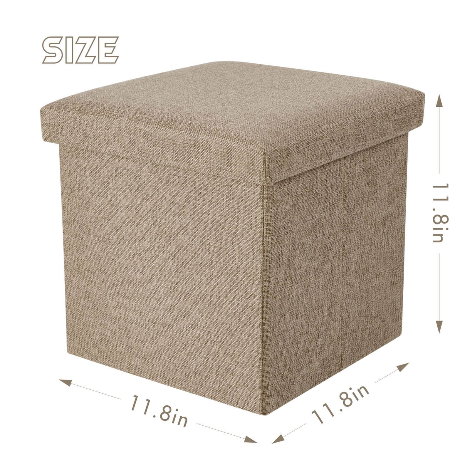 Folding Storage Stool - BCBMALL