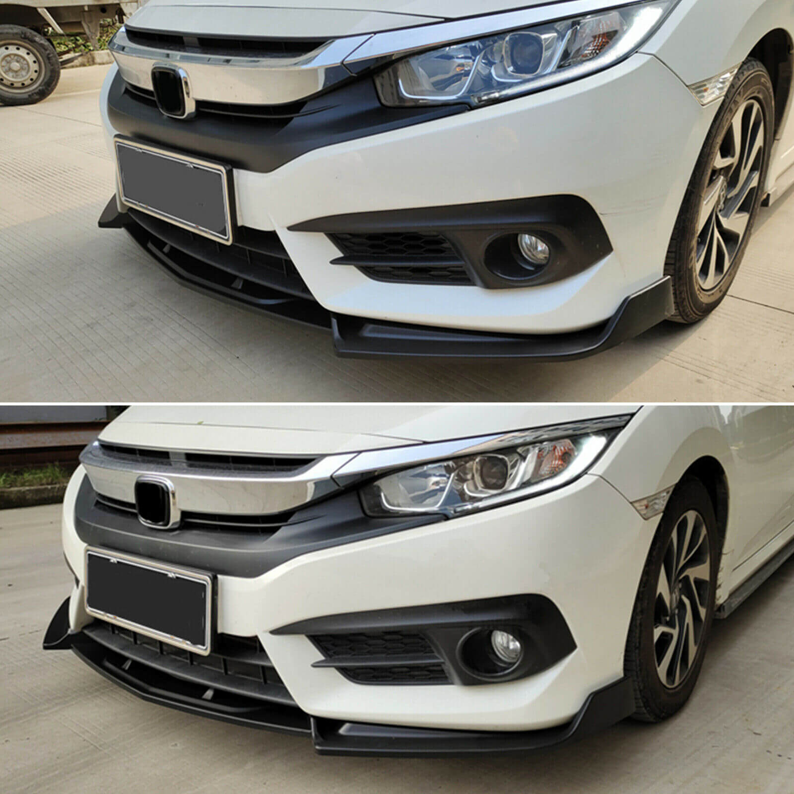 Front Bumper Lip for 16-21 HONDA CIVIC display