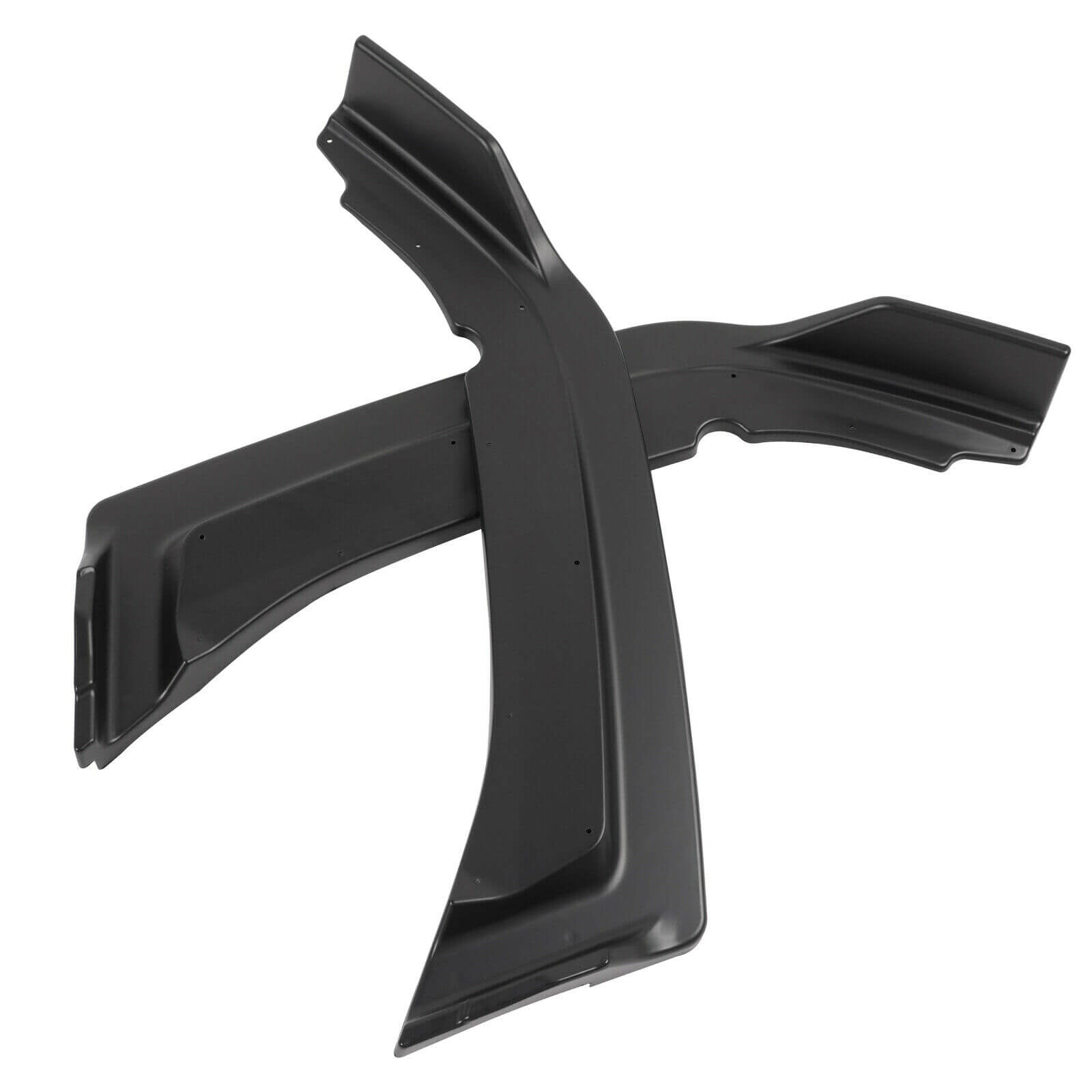 Front Bumper Lip for 16-21 HONDA CIVIC matte blackdetail