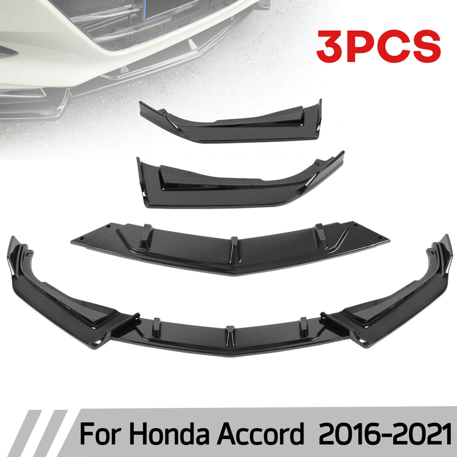 Front Bumper Lip for Nissan Rogue 2017+