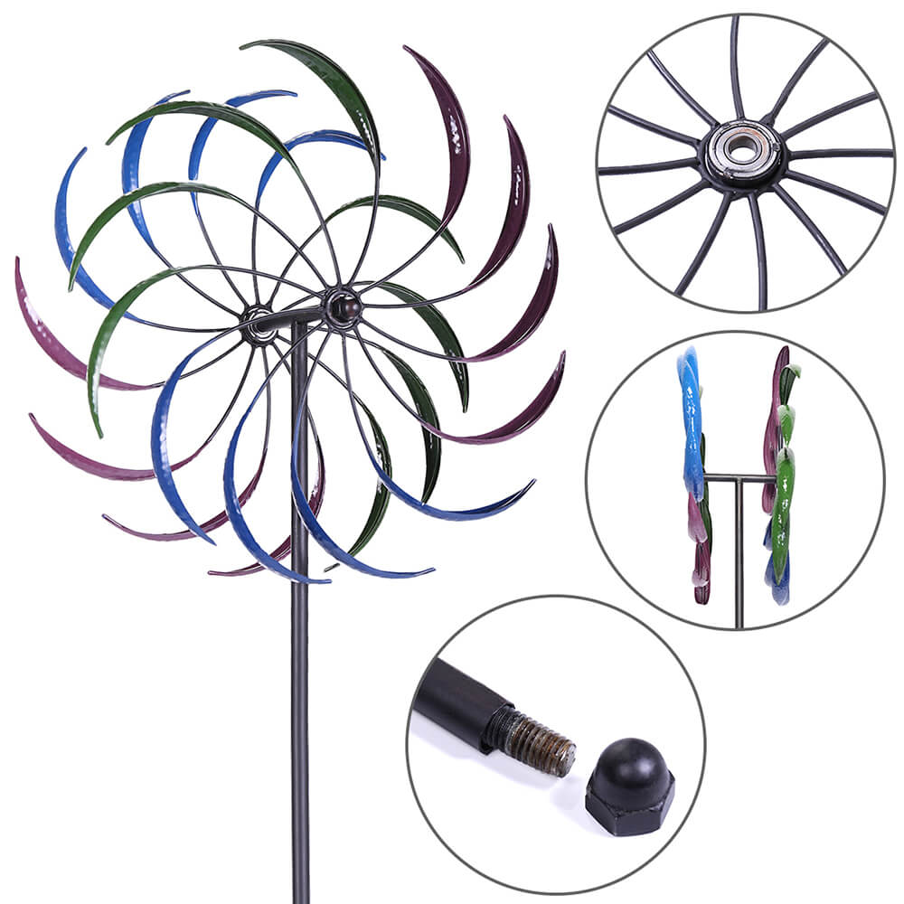 Garden Wind Spinner Lawn Ornament Windmill - BCBMALL